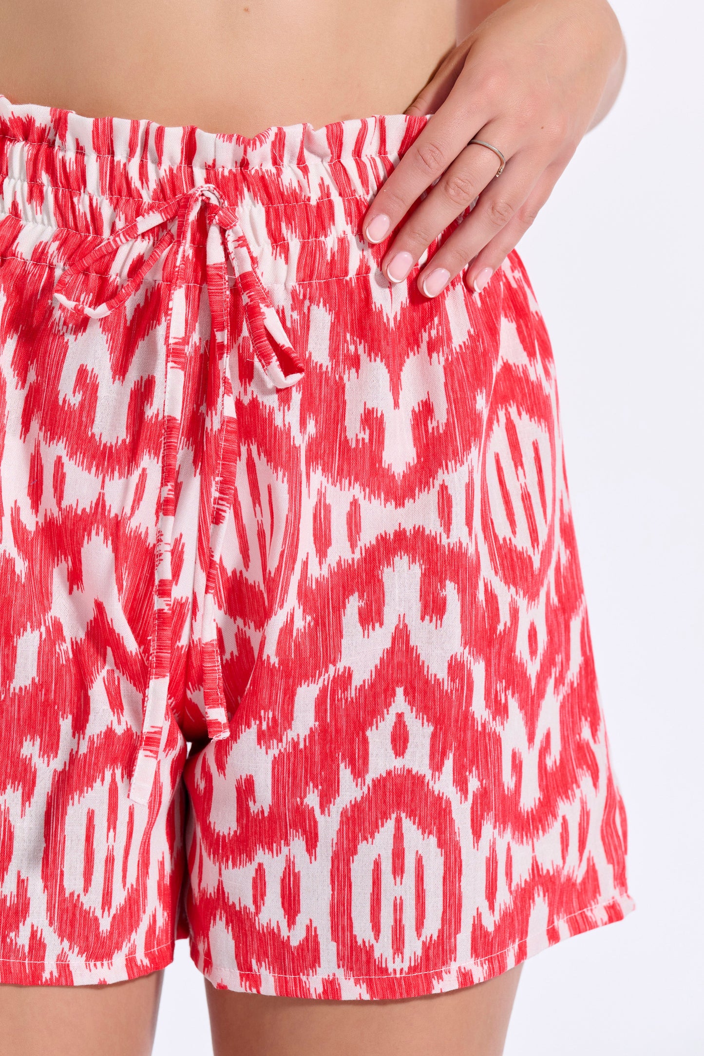 Printed Pareo Bermuda Shorts (8088)