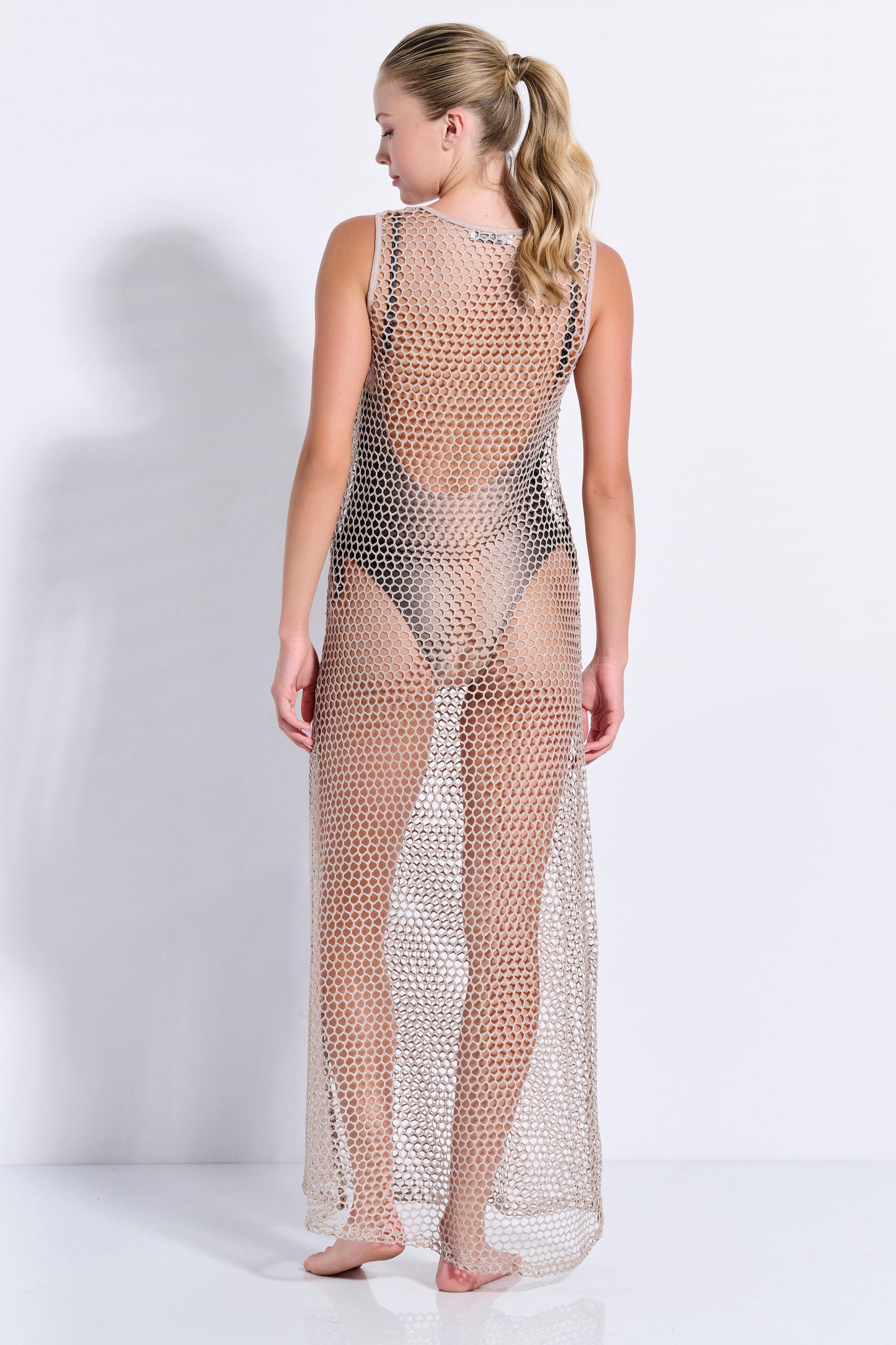 Maxi Mesh Dress (8078)