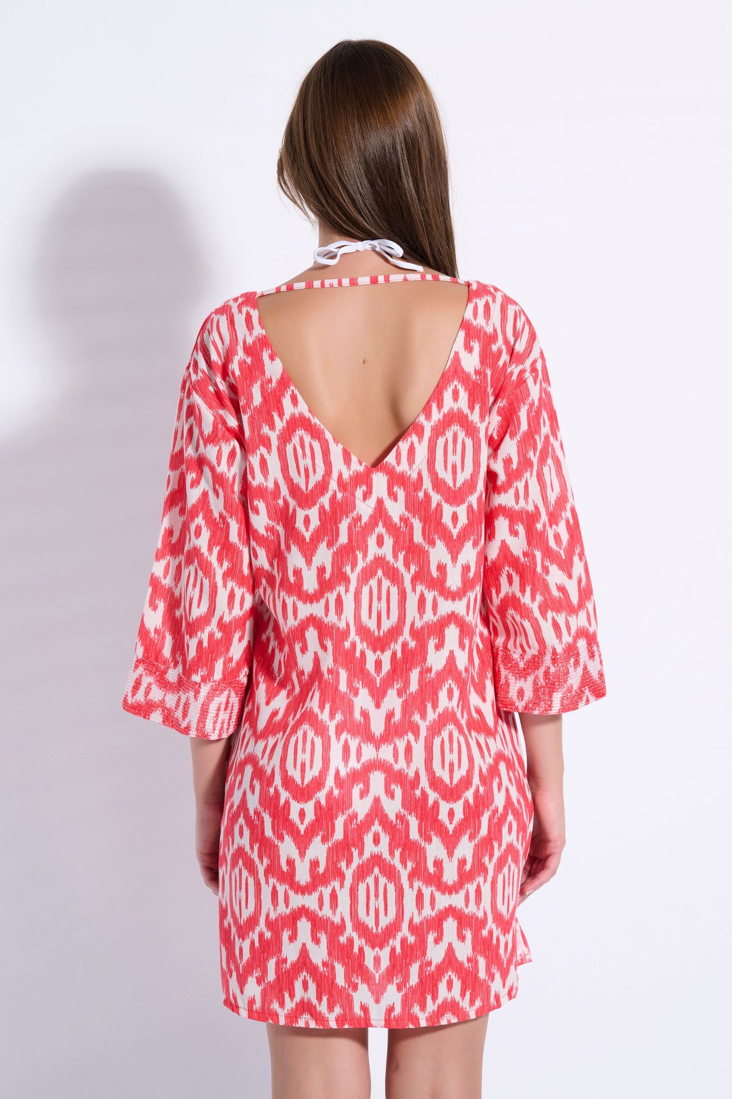 Printed Sequin Dress (8086)
