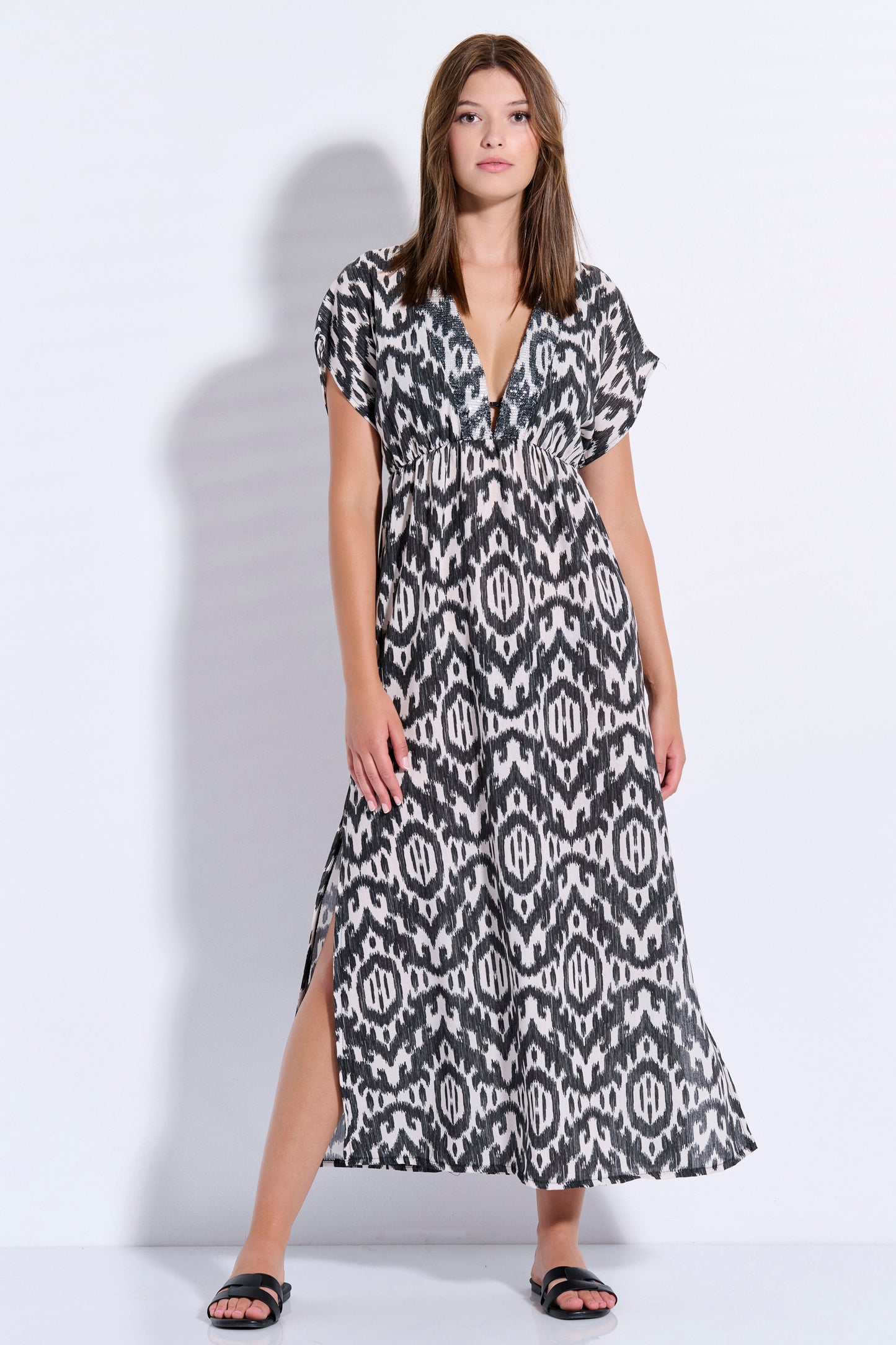 Maxi Sequin Dress (8087)