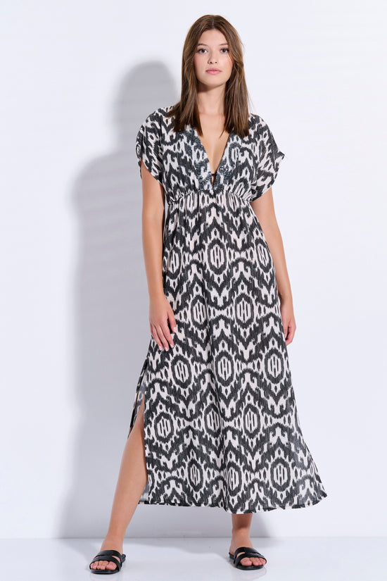 Maxi Sequin Dress (8087)