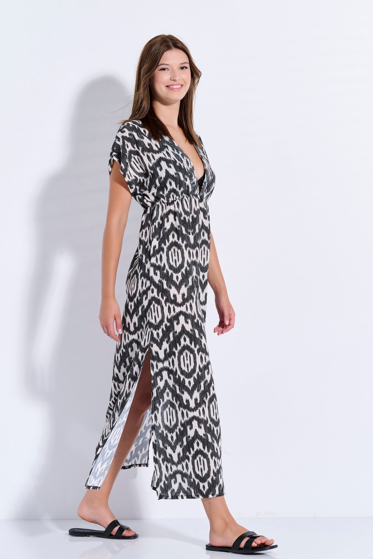 Maxi Sequin Dress (8087)