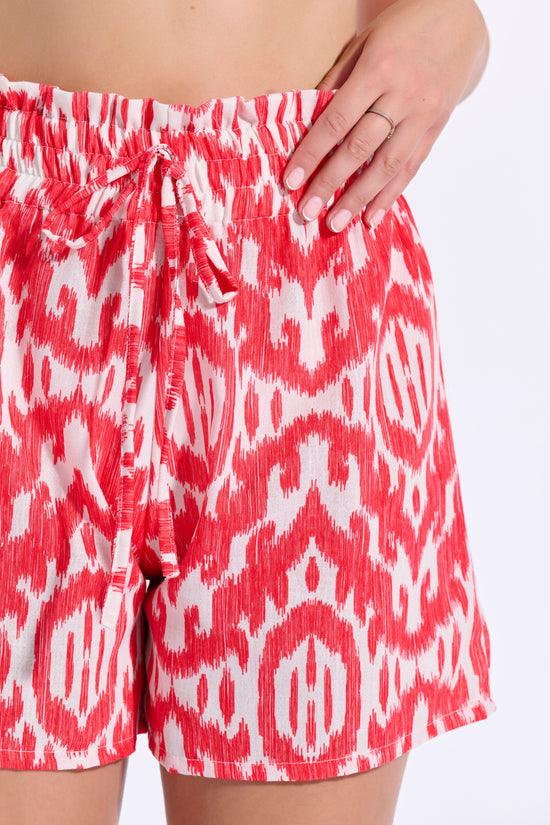 Printed Pareo Bermuda Shorts (8088)
